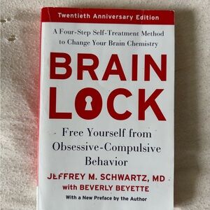 Brain Lock Book - Red and White Cover